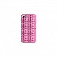 iPhone 4/4S Pixel Case růžová