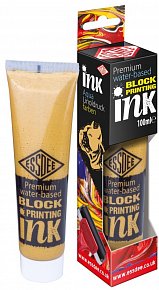 ESSDEE Premium Barva na linoryt metalická v tubě 100ml - Gold