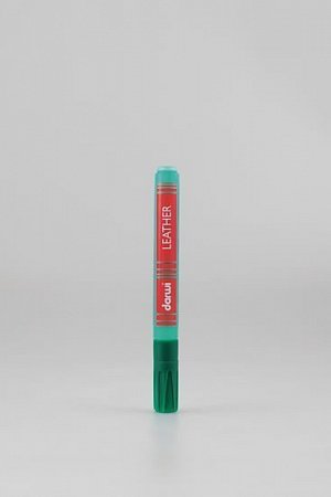 DARWI LEATHER fixy na kůži a koženku - Tmavě zelená 6 ml