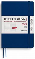 Weekly Planner & Notebook 2026 Medium (A5) Navy