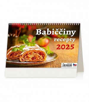 Kalendář stolní 2025 - Babiččiny recepty