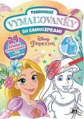 Tvarované vymaľovanky Princezné