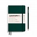 Leuchtturm1917 Zápisník Forest Green Softcover B6+ tečkovaný