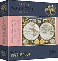 Trefl Wood Craft Origin Puzzle Antická mapa světa 1000 dílků - dřevěné