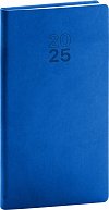 NOTIQUE Kapesní diář Aprint 2025, modrý, 9 x 15,5 cm