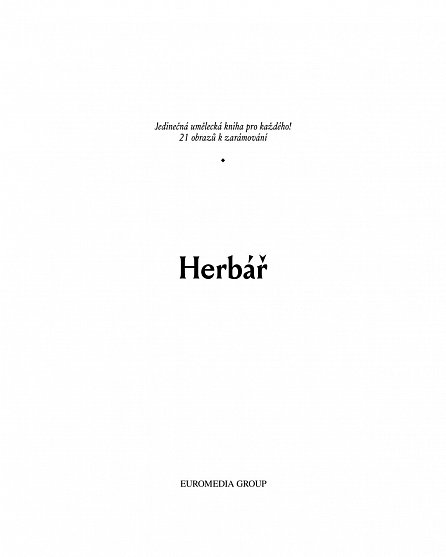 Náhled Herbář: Jedinečná umělecká kniha pro každého! 21 obrazů k zarámování