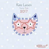 Kalendář GreenLine Kate Larsen 2017 (17.5 x 17.5 cm)
