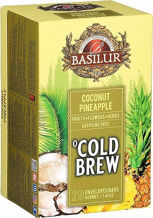 BASILUR Cold Brew Coconut Pineapple přebal 20x2g
