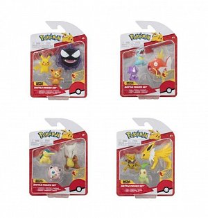 Pokémon figurky - 3 ks v balení (mix motivů), 1.  vydání