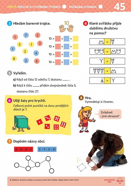 Náhled Matematika 2/1 dle prof. Hejného - Pracovní učebnice