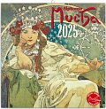 Kalendář 2025 poznámkový: Alfons Mucha, 30 × 30 cm
