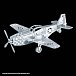 Metal Earth 3D puzzle: Mustang P-51