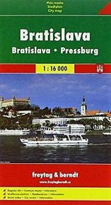Bratislava mapa 1:16 000