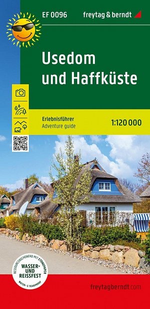 Usedom a pobřeží Haffu 1:120 000 / rekreační mapa