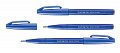 Popisovač Pentel Touch Brush - modrý