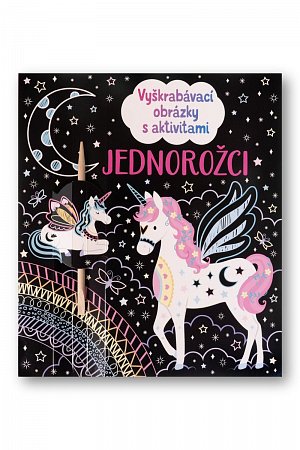 Vyškrabávací obrázky s aktivitami Jednorožci