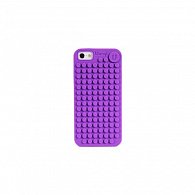 iPhone 5/5s/5c/5SE Pixel Case fialová