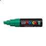 Posca akrylový popisovač PC-8K, 8 mm, zelená (se širokým, seříznutým hrotem)