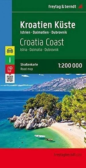AK 7403 Chorvatské pobřeží 1:200 000, 1.  vydání