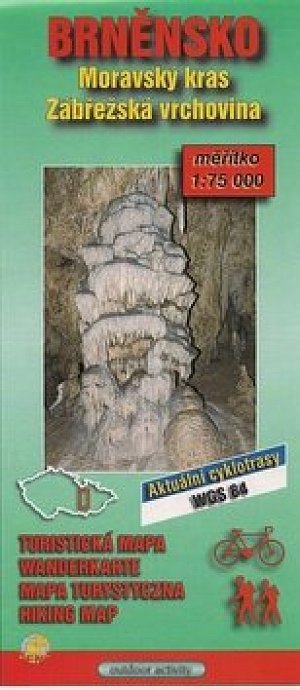 Brněnsko 1:75000 turistická mapa