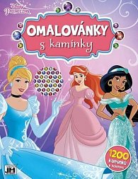 Disney Princezny - Omalovánky s kamínky