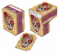 Art: Dia De Los Muertos, Pink Skull - krabička na karty