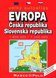 Velký autoatlas Evropa, Česká republika, Slovenská republika