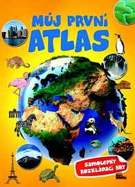 Můj první atlas - samolepky, rozkládací hry