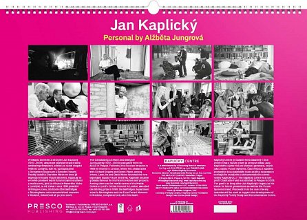 Náhled Kalendář nástěnný 2018 - Jan Kaplický - Personal by Alžběta Jungrová