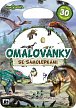 Dino - Omalovánky se samolepkami