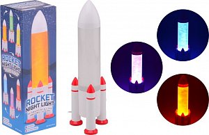 Lampička Raketa led měnící barvy