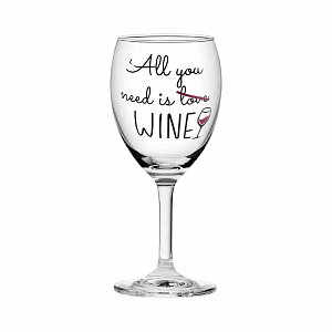 Vinná sklenice - All you need is wine