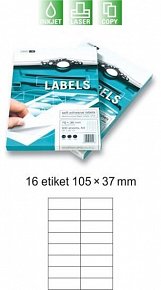 Etikety EUROLABELS - 16 etiket na A4 (100 ks), 140g