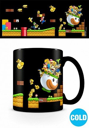 Hrnek Super Mario - Gold coin rush 315 ml, měnící