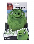 Angry Birds: The Pigs - 14cm plyšová hračka s nylon přívěskem