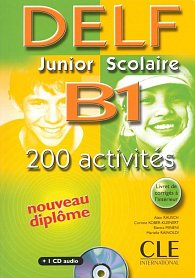 DELF Junior scolaire B1 - Livre + CD, Nouveau