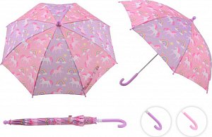 Deštník duhový s jednorožcem