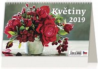 Kalendář stolní 2019 - Květiny
