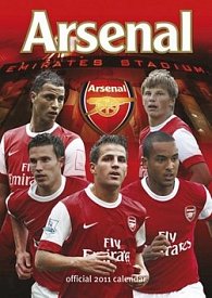 Arsenal 2011 - nástěnný kalendář