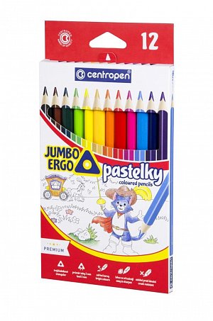 Centropen Pastelky 9522 Jumbo trojhranné (12 ks)