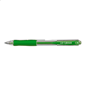 UNI LAKNOCK kuličkové pero SN-100, 0,7 mm, zelené