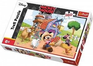 Trefl Puzzle Mickey Mouse Farmář / 160 dílků