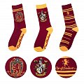 Harry Potter Ponožky 3 páry - Nebelvír (velikost 35-45)