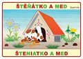 Štěňátko a med - omalovánky A5