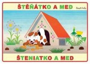 Štěňátko a med - omalovánky A5