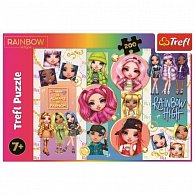 Trefl Puzzle Rainbow High: Přátelství 200 dílků