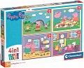 Puzzle Prasátko Peppa 4v1