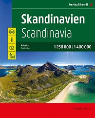 SCAN 1 Skandinávie 1:250 000/1:400 000 / autoatlas