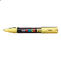 Posca popisovač PC-1M, 0,7 - 1 mm, žlutá (2)
