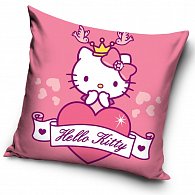 Dětský polštářek Hello Kitty s korunkou